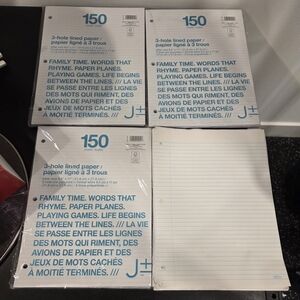 3-Hole Lined Paper Pack